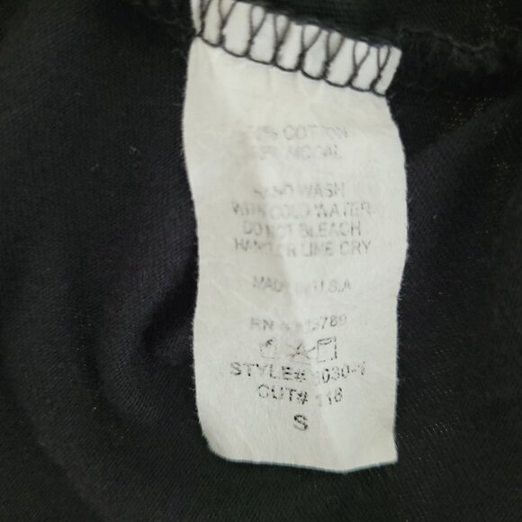 Jac Parker Mixology Ruched Front Drawstring Crop Top Size S Black Short Sleeve - Picture 4 of 4